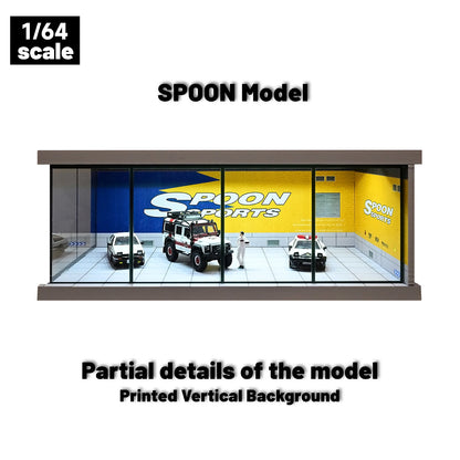 1/64 Scale Mini LED Garage