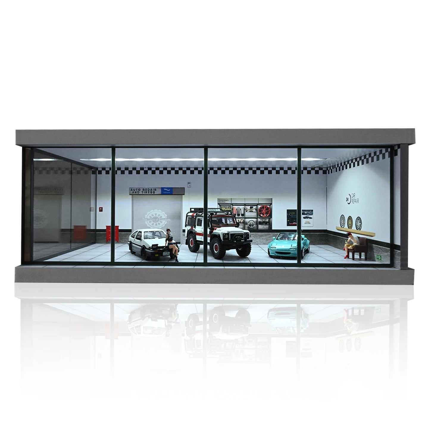 1/64 Scale Mini LED Garage