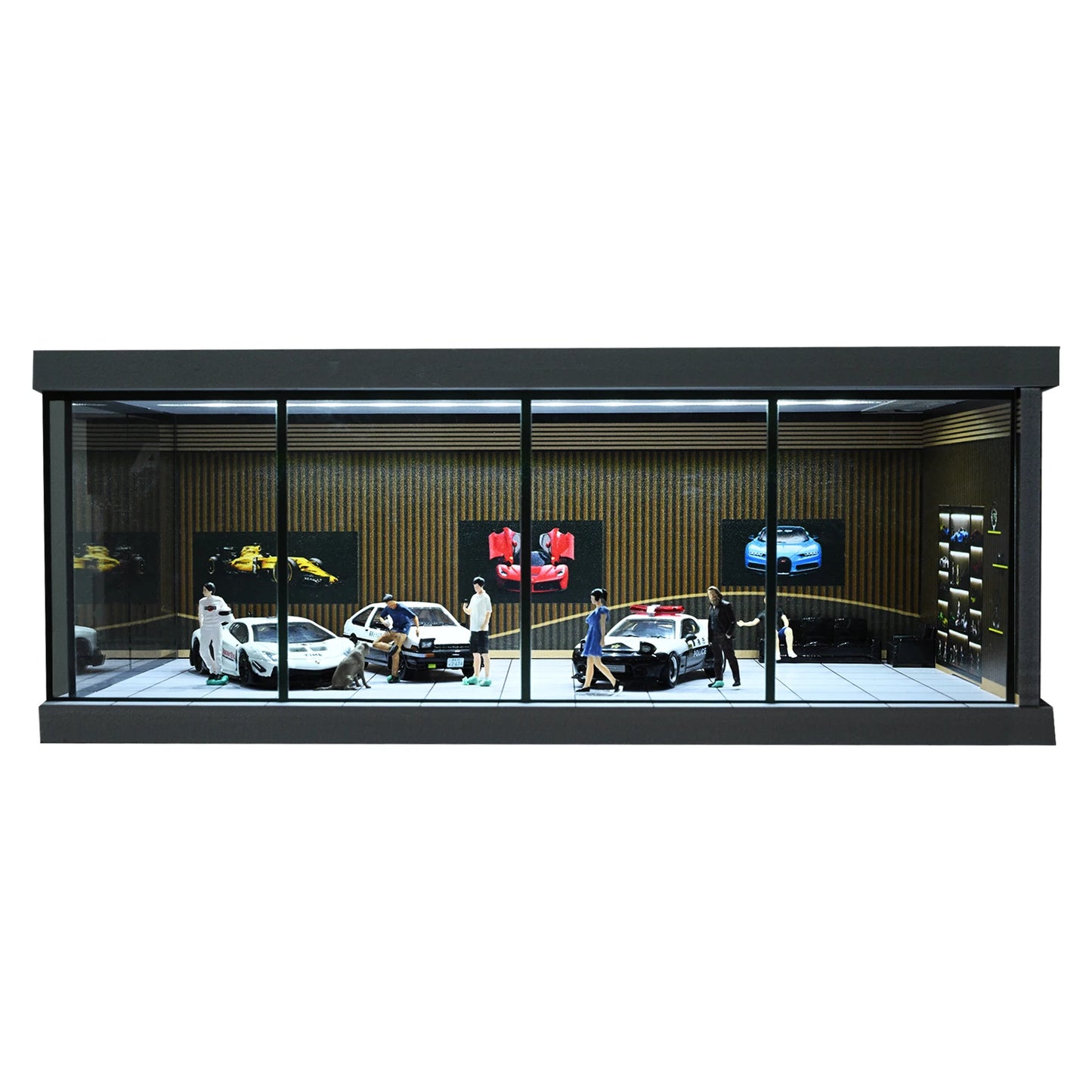 1/64 Scale Mini LED Garage