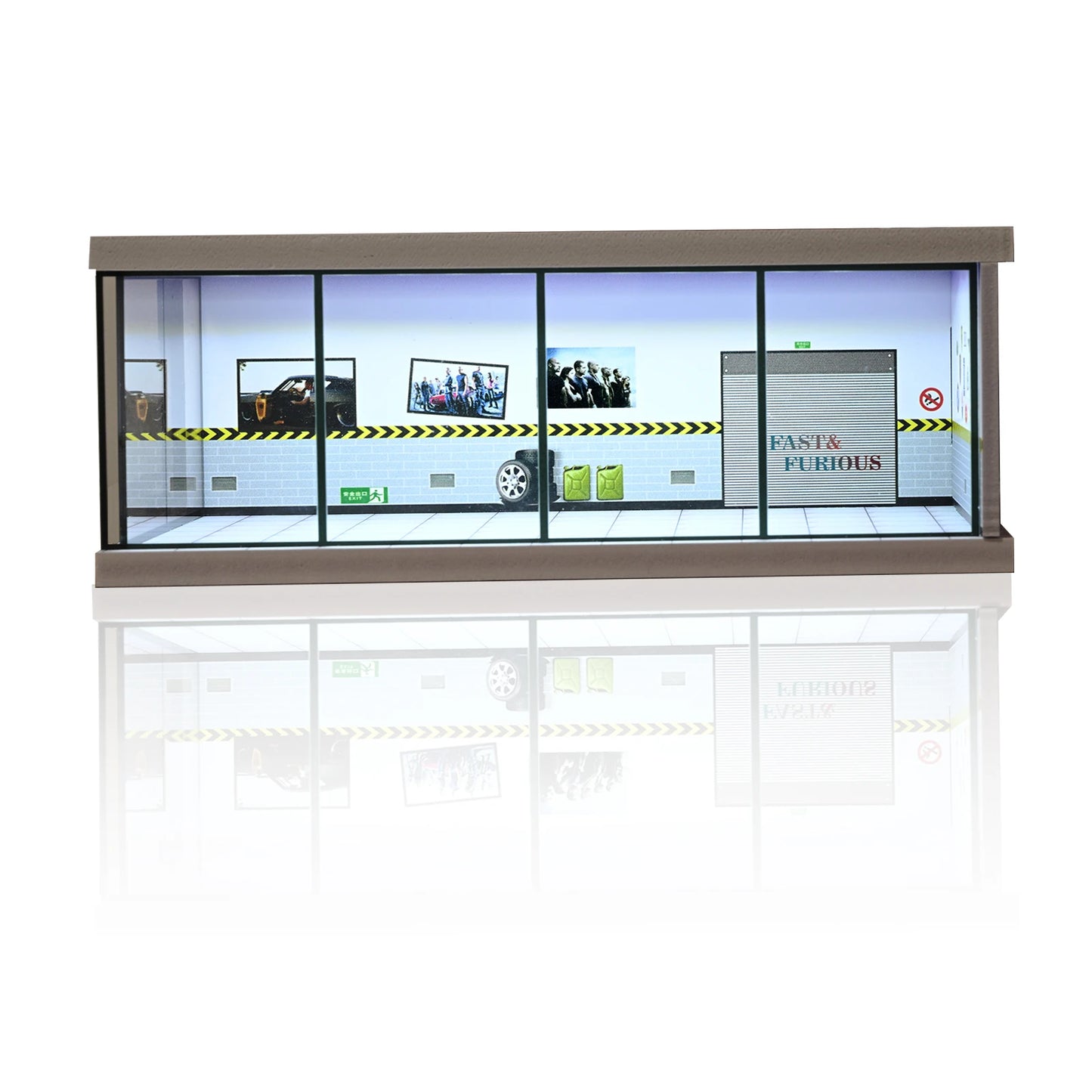 1/64 Scale Mini LED Garage